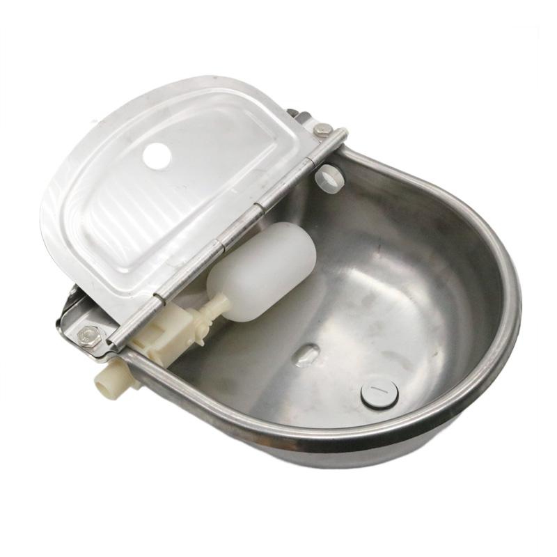 Livestock Cattle Horse Drinker Bowl Automatic Waterer Float Outlet Dog Sheep Pig Farm Animal Stainless Steel Drinking Fountain
