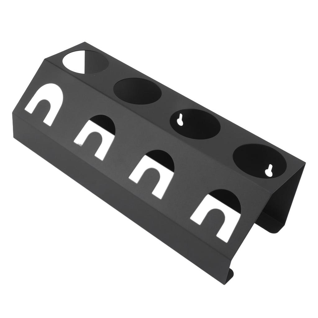 4 Holes Bottle Drying Rack Antislip 4 Holes Iron and Silicone Kitchen Drain Cup Holder for Soda Bottle