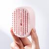 Scalp Massage Comb Self Cleaning Air Cushion Brush, Mini Portable Professional Styling Anti Static Hair Detangling Brush for Men Women