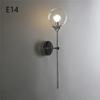 New High-Quality, Elegant, and Stylish Nordic Glass Ball Wall Lamps with a Modern Golden and Sleek Chrome Finish - Perfect for K