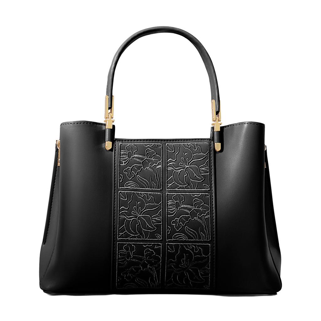2024 Summer New Niche Handbag Fashion Embroidered Shoulder Crossbody Tote Bag Commuting Mom Bag Gift