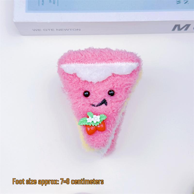 Colorful Cartoon Sandwich Pendant Keychain Toy - Cute Bag or Backpack Accessory