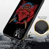 LO55 Masque de Samouraï Japonais Coque Souple pour Téléphone pour OPPO A3 Pro A72 A74 A76 A77 A77S A78 A79 A94 A95 A18 A40M A58
