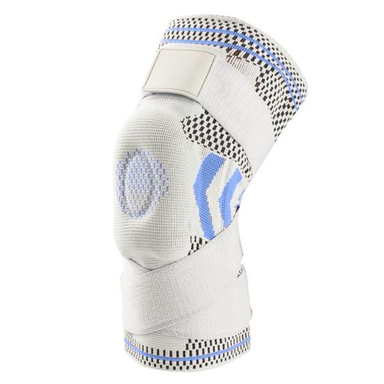 1 Pc Knee Sleeve Reduce Injuries Double Strapping Anti-collision Sweat Absorption Fitness Basketball Knee Protector Outdoor Sports