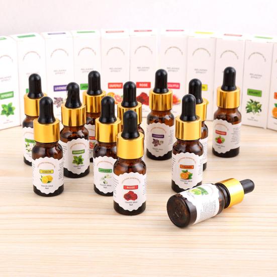 10ml/Bottle Fruit Aromatherapy for Plant Essential Oil Fragrance Lamp Humidifier