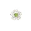 Partywear Natural Peridot Gemstone 925Sterling Silver Women Jewelry Vintage Ring CZR-1-7