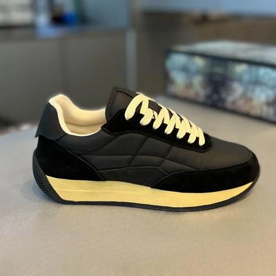 Men's Comfortable Sneakers Trainer Shoes 2025 Autumn Lace-up Running Shoes Men Soft Leather Sneakers Retro Male Athletic Shoes