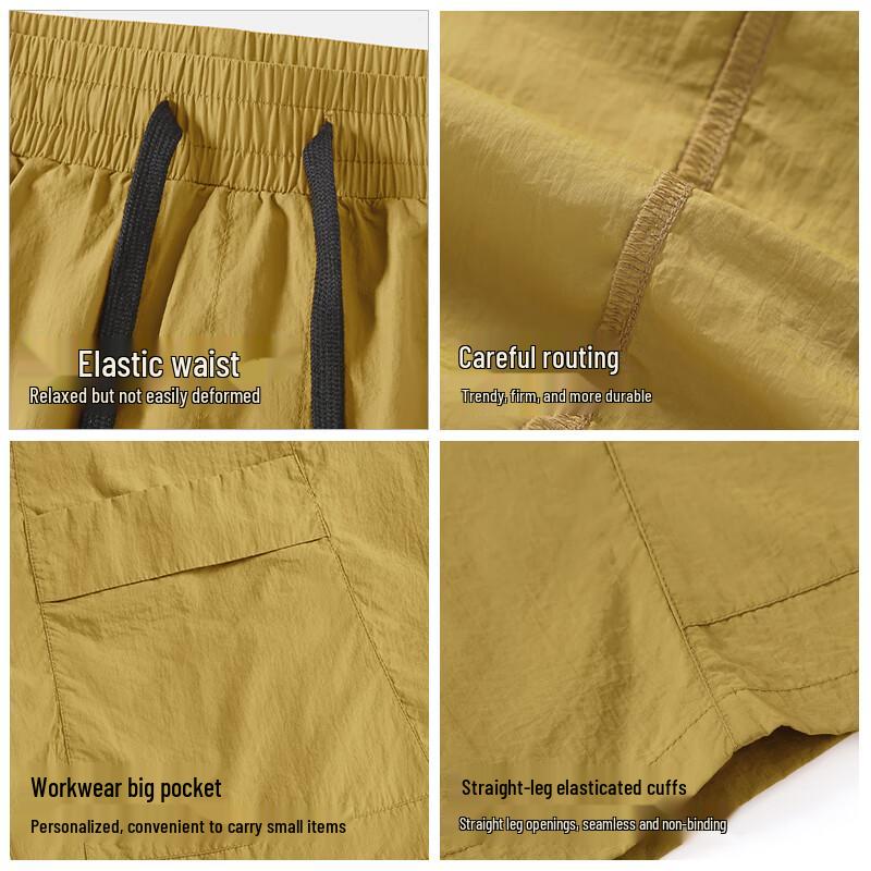 JEEP SPIRIT Men's Breathable Outdoor Sport Shorts