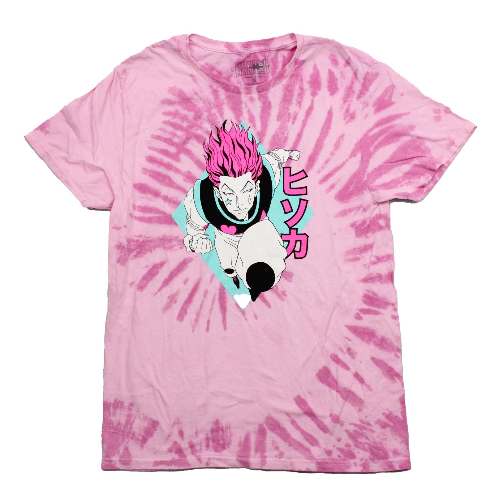 Hunter X Hunter New Adult T-Shirt - Hisoka Running In Blue Diamond Tie Dye XXXL