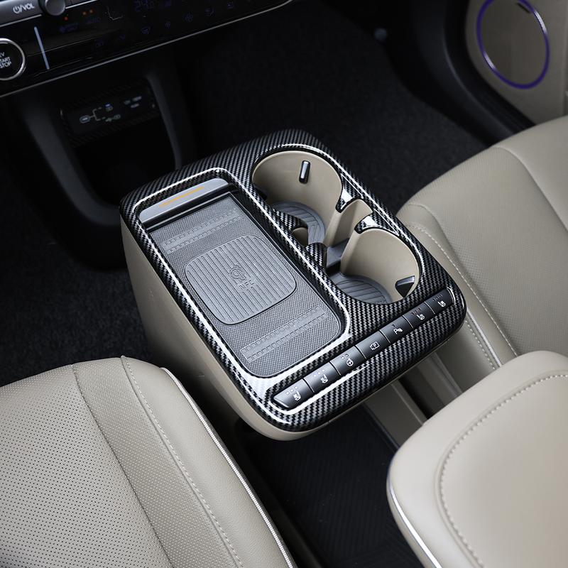 Automotive Centre Console Trim Frame Central Gear Shift Protective Cover ABS Material For Hyundai IONIQ5 PE 2025 Left Hand Drive