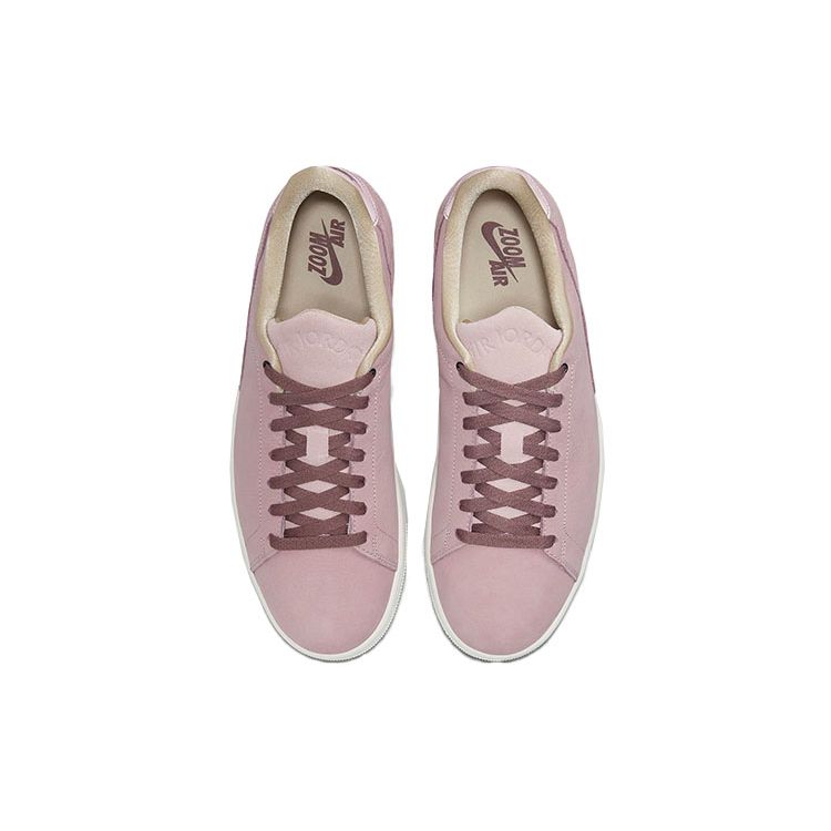Air Jordan 1 Centre Court Pink Oxford Unisex Sneakers Pale-Ivory Smokey-Mauve Dark-Pony DO7444-621