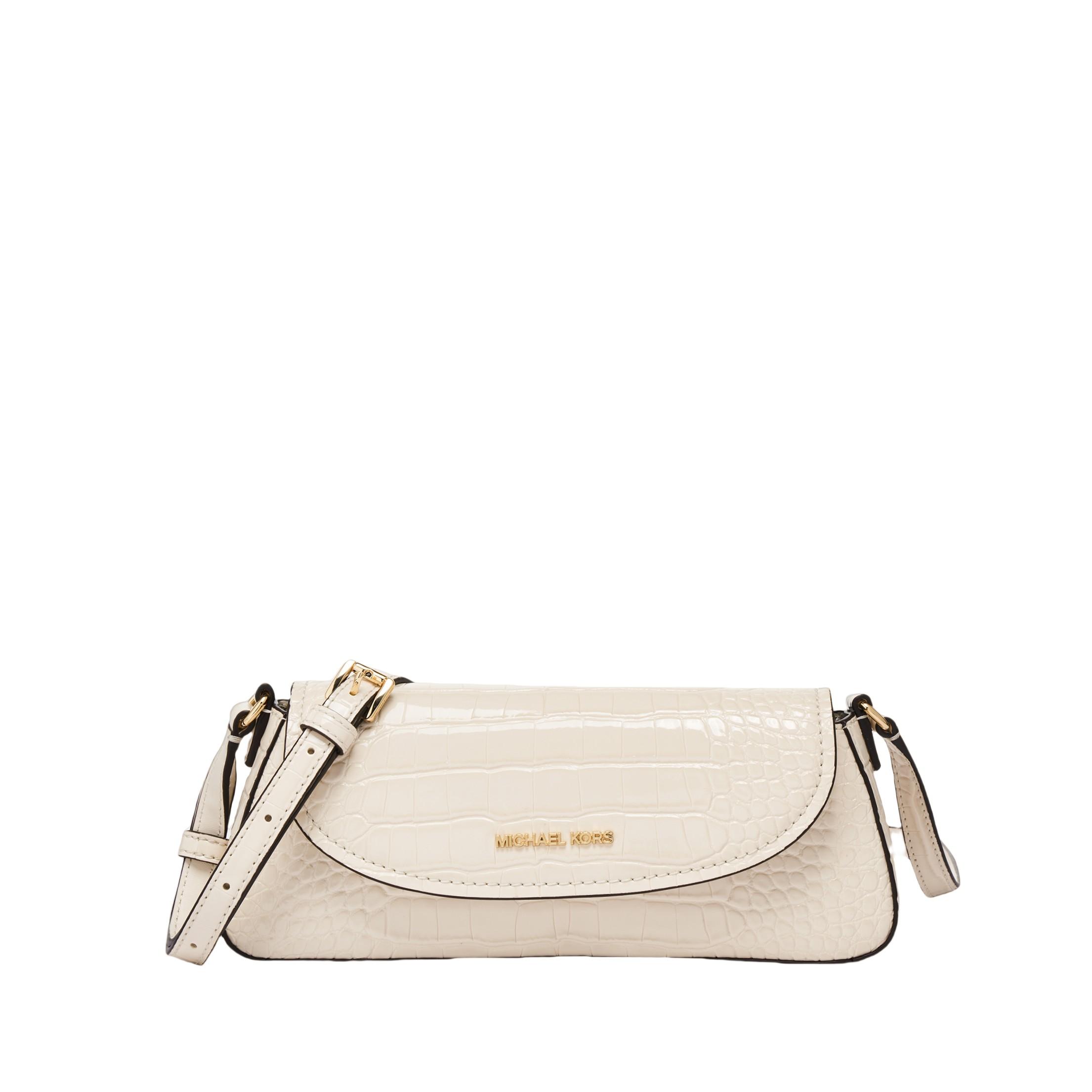 Michael Kors MK Katya Trendy Faux Leather Crossbody Bag Medium Women bags Multicolor 35F4G3OC8A Peanut 194