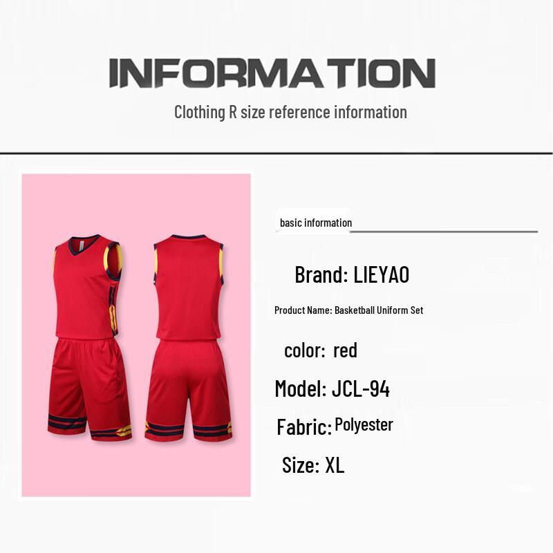 LIEYAO Quick-Dry Basketball Jersey Set
