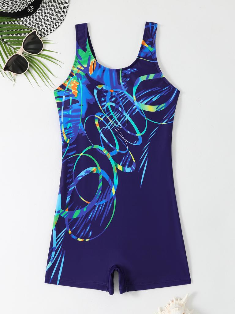 1011 new professional quick-drying one-piece swimsuit women's European and American sexy swimsuit conservative flat-angle beach swimsuit