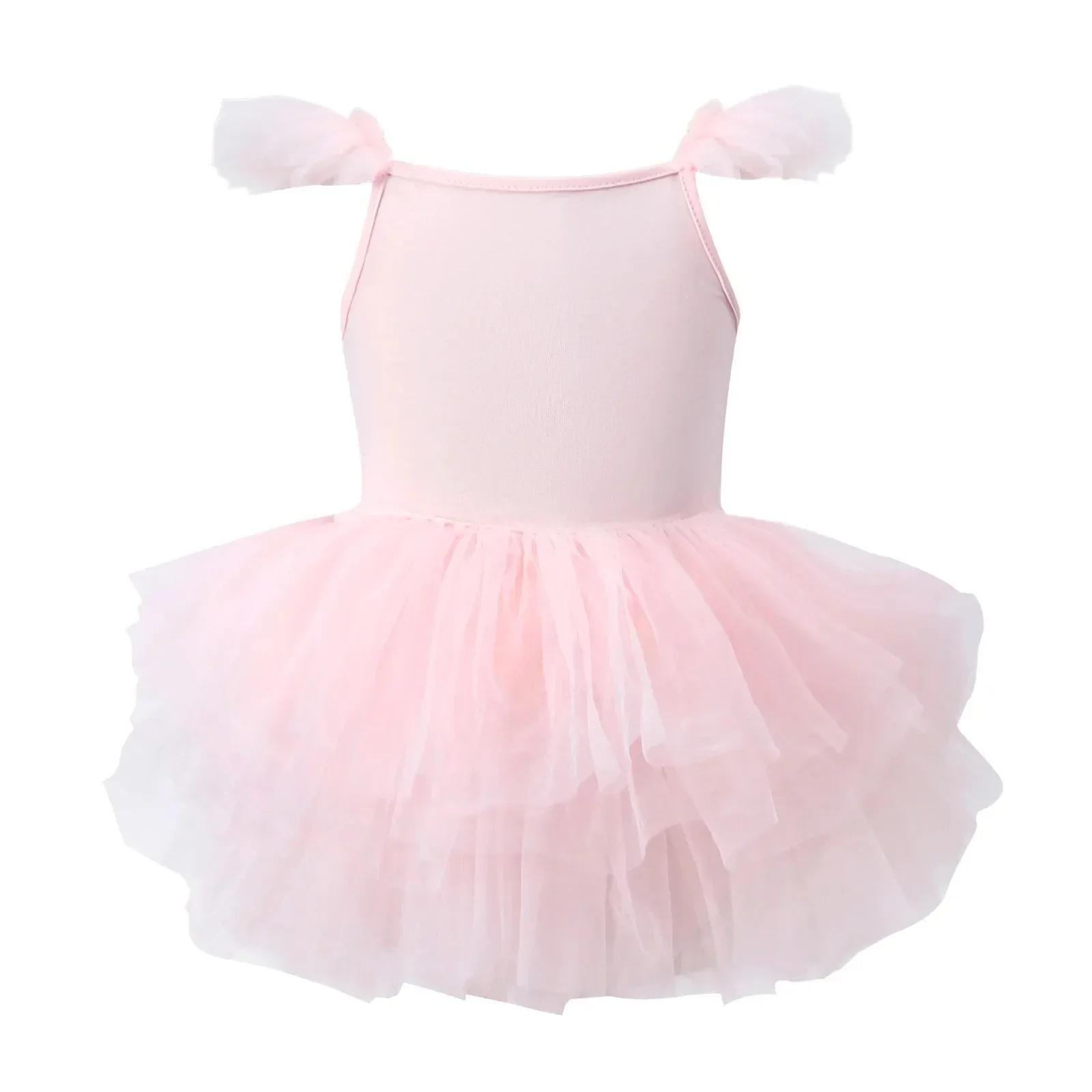 Nouvelle Robe Tutu de Ballet pour Fille 2-8 Ans Mode Professionnelle Robe de Fête de Danse pour Enfants Costume de Spectacle Robe de Mariage Princesse 3T
