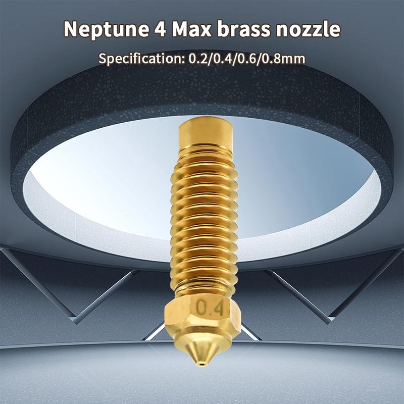 Für Elegoo Neptune 4 Plus Düse Messing Gehärteter Stahl 0,2 0,4 0,6 0,8 1,0 mm 3D-Druckerdüsen für Elegoo Neptune 4 Max Düsen