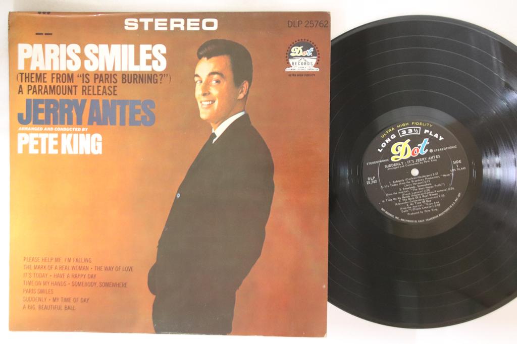 LP Record JERRY ANTES, PETE KING - Paris Smiles DLP25762 DOT US Soundtracks & Musicals Used