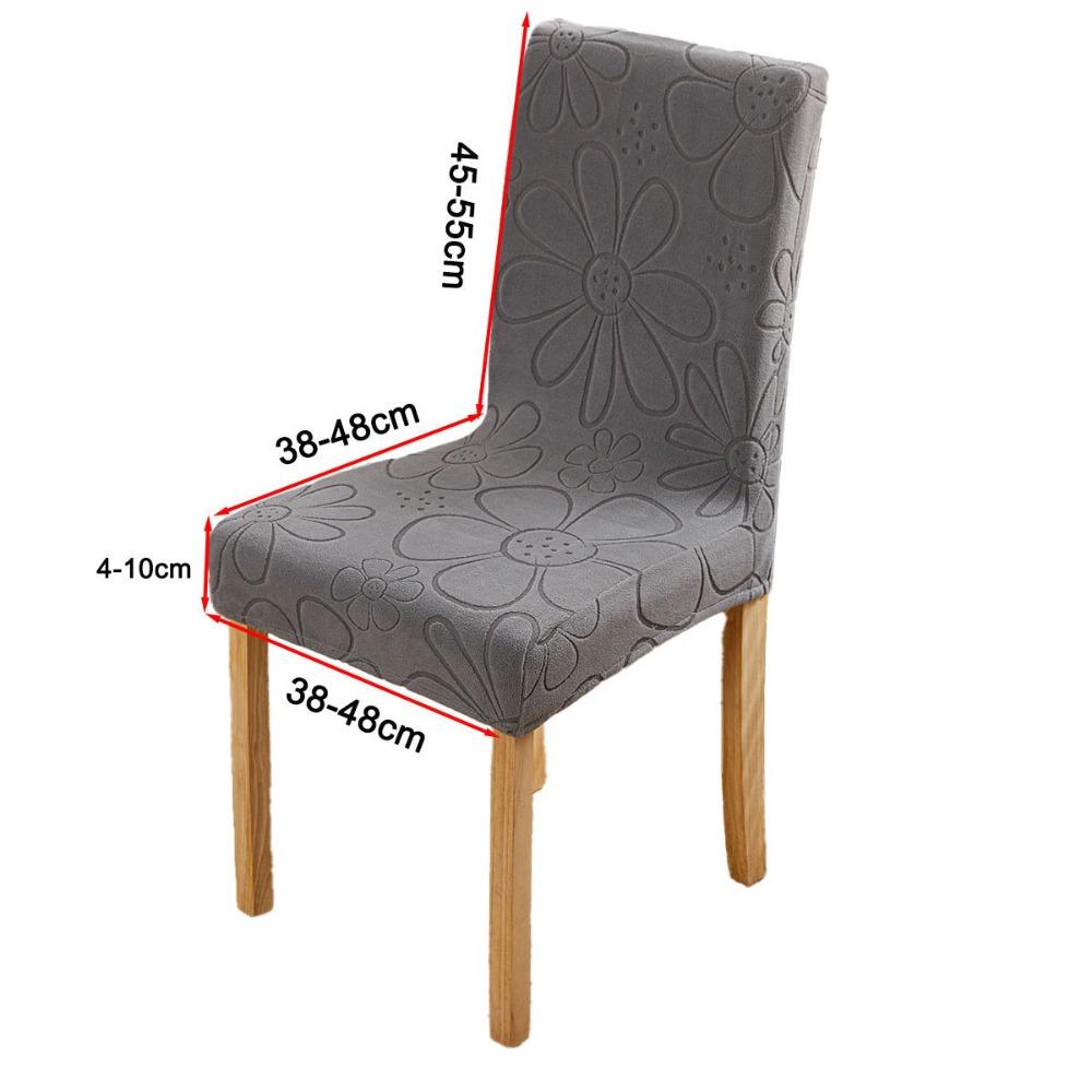 

1Pcs Thickened Stool Slipcover Removable One Chair Cover Backrest Protector for Home Kitchen