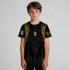 Kids Mexico Letter Print Short Sleeve T-Shirt, Casual Themed Top
