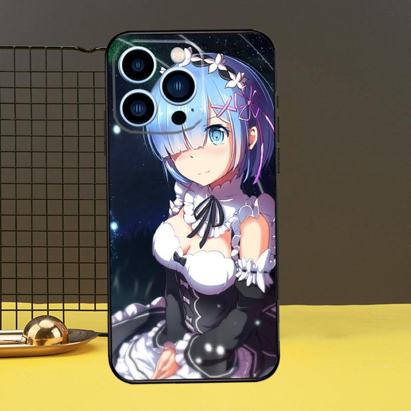Husă Telefon Re Zero Rem Pentru iPhone 12 11 14 Pro MAX XR X XS Max Husă Pentru iPhone 13 Pro Max 7 8 Plus SE2