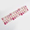 30-Piece Summer Style 3D Shell Press-on Nails, Medium-Long Almond Shape