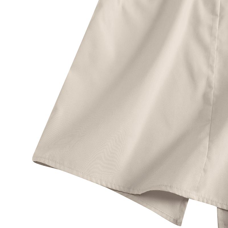 VONDA Women's Summer Round Neck Sleeveless Button Patch Solid Color Loose Vest