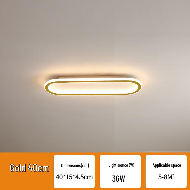 2024 Modern Long Strip Ceiling Light for Hallway, Bedroom, Dining Room, Balcony, Walk-in Closet, and Staircase