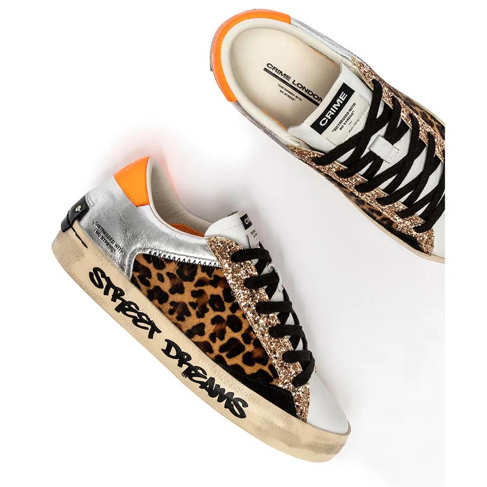 Crime London Distressed Sneakers