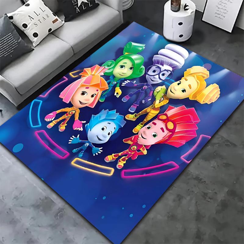 The Fixies Carpet Rug For Living Room Bedroom Home Sofa Decoration Kids Play Nonslip Floor Mat