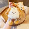 Dog Jinnew Originality Baking Plush Keychain Pendant With Toast Removable