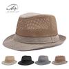 In the Elderly Hat Summer Breathable Jazz Hat Men's Beach Top Hat Mesh Breathable Sun Hat