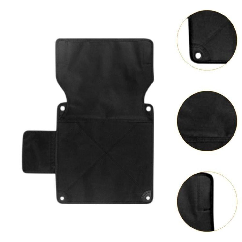 Double-layer Folding Chair Replacement Cover Anti-slip Thickened Camping Chair Mat with Backrest Chair Cushion