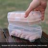 3/4/8 Grids Egg Holder Shockproof Kitchen Container Case Organizer for Outdoor Camping Picnic Portable Egg Storage Box