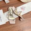 High-heeled Sandals for Women Are Not Tired of Their Feet, Fashionable Open-toed Thin-strapped Cool Slippers for Women's Summer Outer Wear, Daily Ver