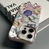 Vintage Travel Map Phone Case For Iphone 171615 14 Plus 13 12 11 Pro Max 17Air Funda Mobile Protective Cover Coque