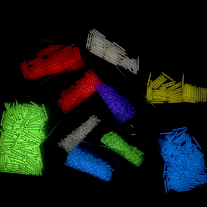 25 years of self-luminous, tritium trachea tritium gas lamp EDC luminous tritium tube push brand decompression toy gyro DIY accessories