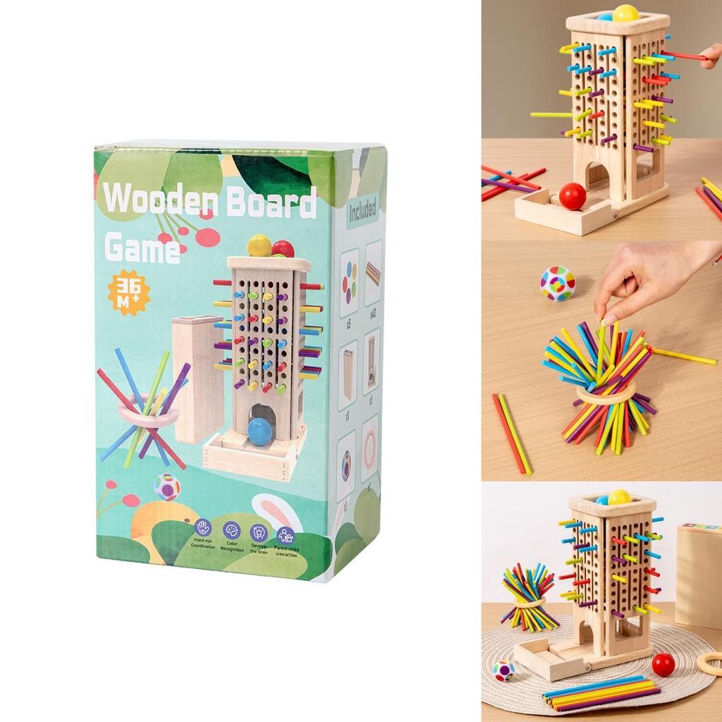 Educational Wooden Dice Game With Color Recognition For Kids And Parent Interaction