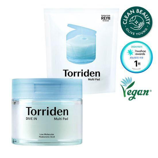 1+1 Toriden Pad Dive-in/Balanced Full Refill Plan, Choose 1 of 2 (Moisture/Soothing)