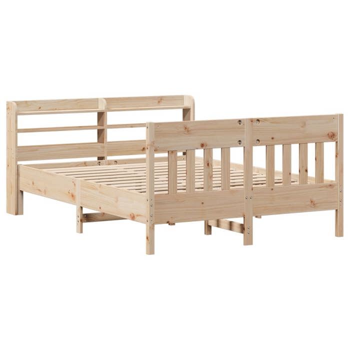 VidaXL Bed Frames Without Mattress 120x190 Cm Solid Pine Wood 3307023