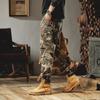 Outdoor Tooling Camouflage Pants Casual Loose Tooling Pants Men's High-end Sense Ruffian Handsome Men's Clothing Sports Corset Men's Clothing