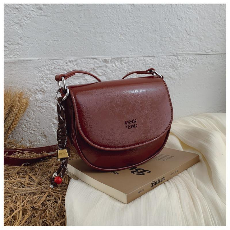 High-end Saddle Bag, Fashionable and Versatile Commuter Single-shoulder Bag, Crossbody Bag