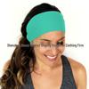 European & American Street Style Double-Layer Solid Color Print Headband A7300