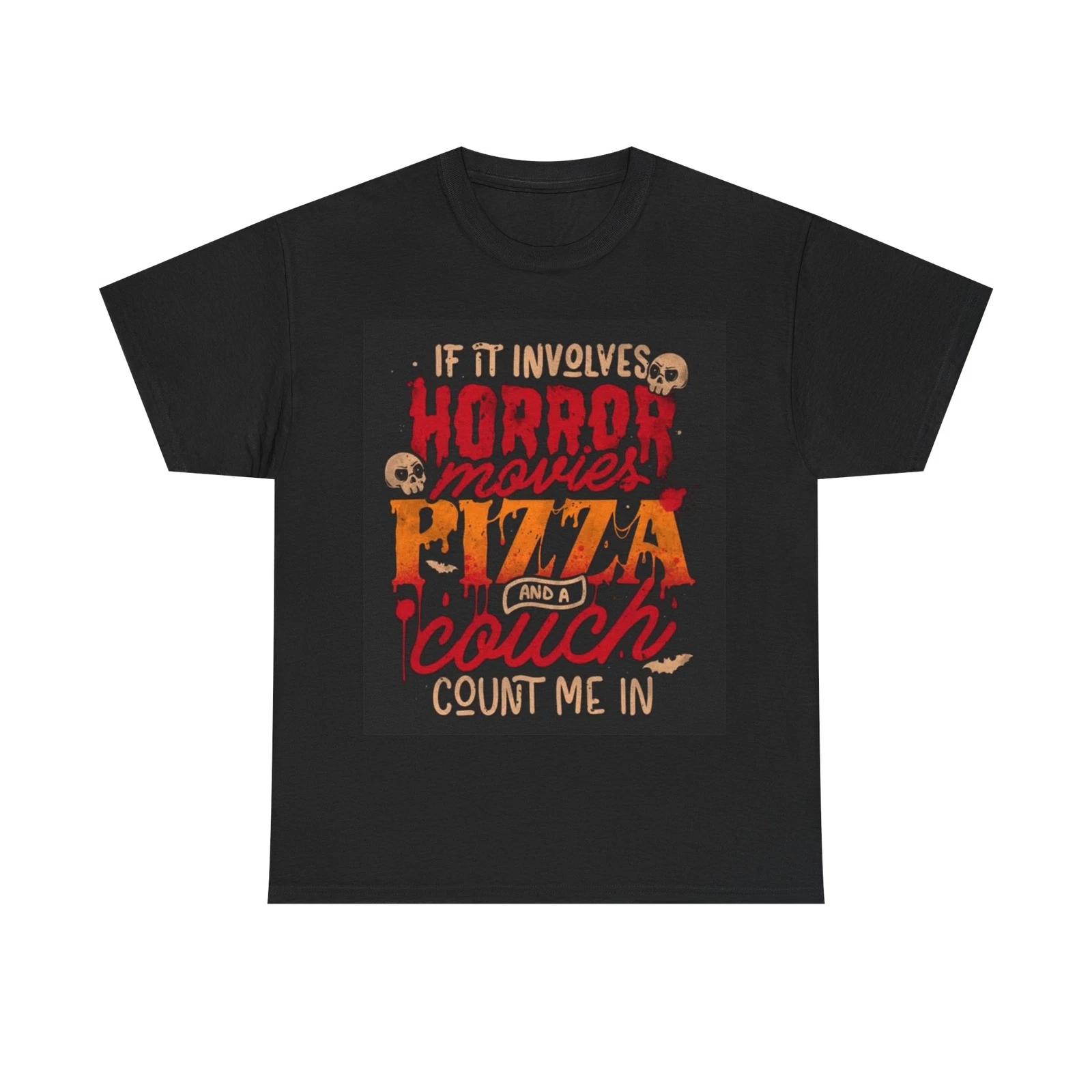 Men s and Women s T-shirts Pizza Party M