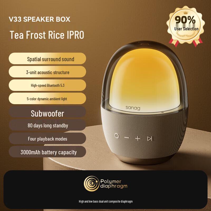 

Saina V33 PRO Wireless Portable Bluetooth Speaker