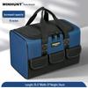 Sturdy Hydroelectric Durable Canvas Tool Bag - Thickened, Wear-Resistant, Multi-Function Hardware Storage