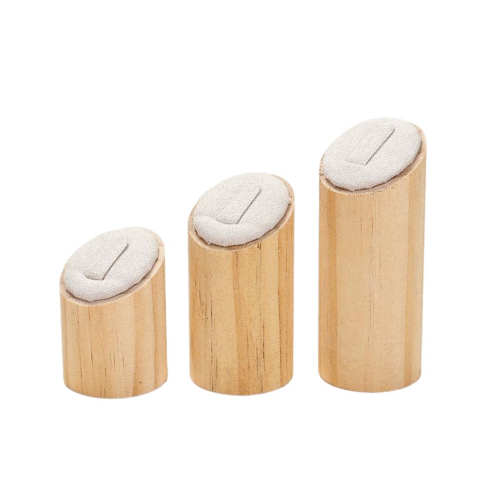 3Pcs/set Elegant Desktop Storage Rack Premium Ring Holder  Gift Giving Jewelry бежевый