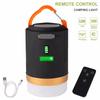 ZK20 Camping Light Waterproof Tent Lamp Portable Lantern LED Night Light Remote Control Working Light Built-in Recharge Battery