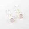 Selenite Gemstone 925 Stamped Silver Jewelry Handmade Earrings 1.50" For Gift EE-2-45