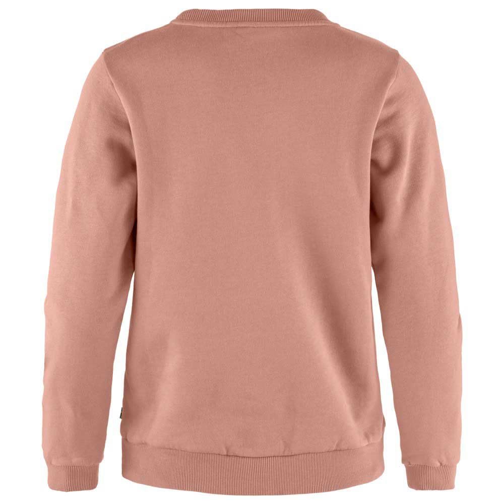 Logo Sweater W Dusty Rose Port Size L Fjällräven Women's 84143, -