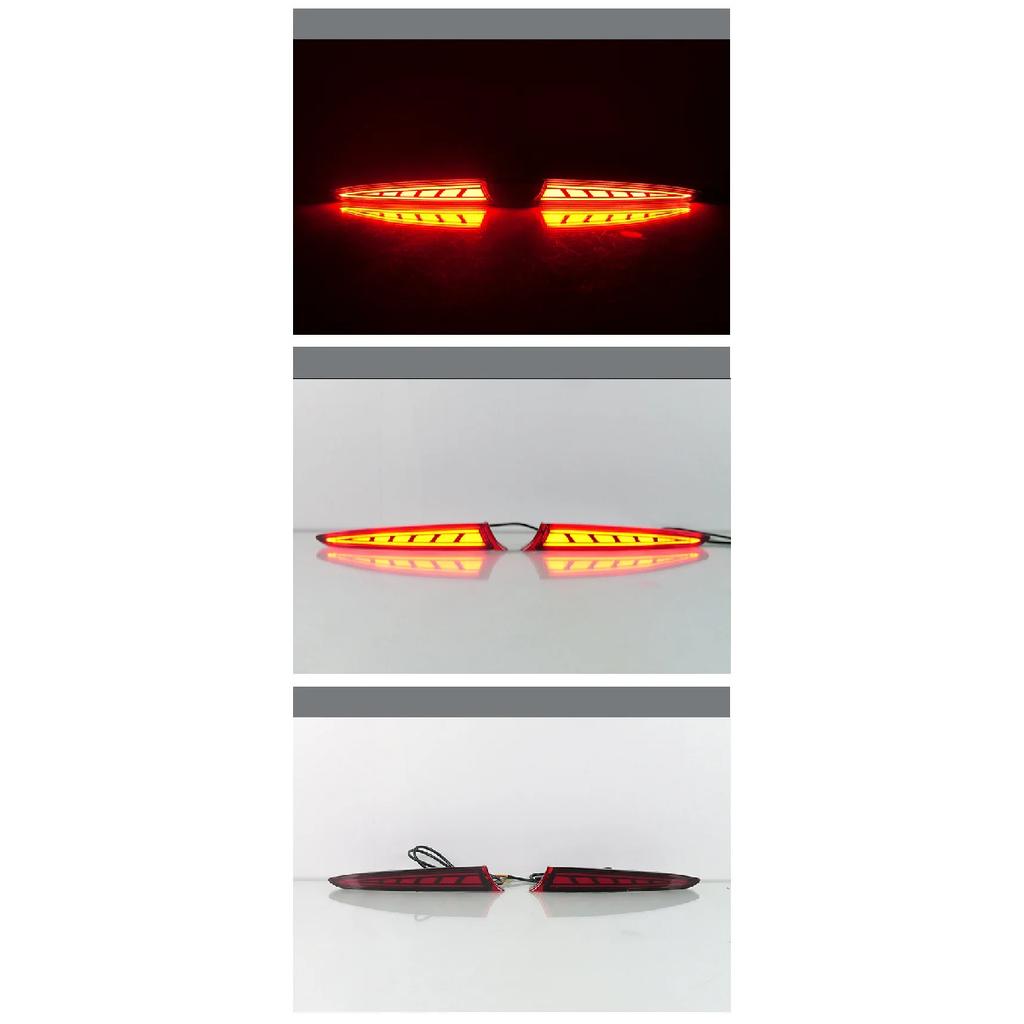 DRL for Chevrolet Cruze Monza 2019-2024 Led Rear Bumper Light Reflector Fog Lamp Modified Dynamic Turn Singal Driving Brake Lamp